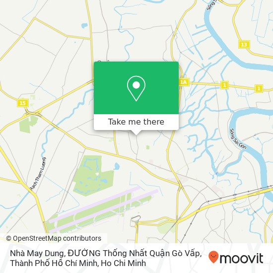 Nhà May Dung, ĐƯỜNG Thống Nhất Quận Gò Vấp, Thành Phố Hồ Chí Minh map