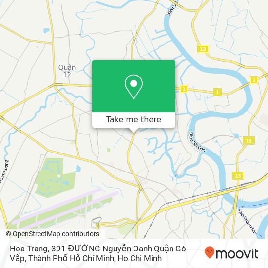 Hoa Trang, 391 ĐƯỜNG Nguyễn Oanh Quận Gò Vấp, Thành Phố Hồ Chí Minh map