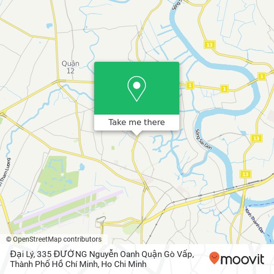 Đại Lý, 335 ĐƯỜNG Nguyễn Oanh Quận Gò Vấp, Thành Phố Hồ Chí Minh map