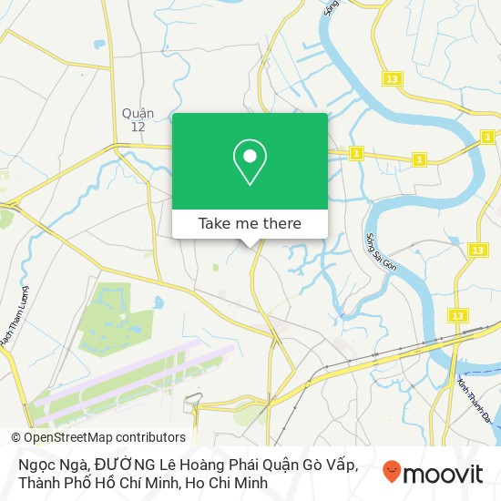 Ngọc Ngà, ĐƯỜNG Lê Hoàng Phái Quận Gò Vấp, Thành Phố Hồ Chí Minh map