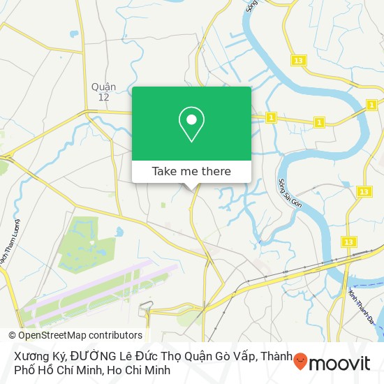 Xương Ký, ĐƯỜNG Lê Đức Thọ Quận Gò Vấp, Thành Phố Hồ Chí Minh map