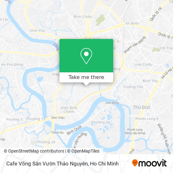 Cafe Võng Sân Vườn Thảo Nguyên map