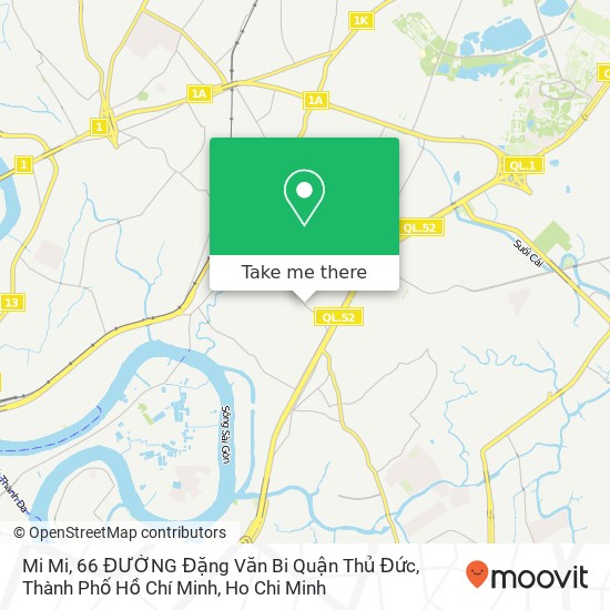 Mi Mi, 66 ĐƯỜNG Đặng Văn Bi Quận Thủ Đức, Thành Phố Hồ Chí Minh map
