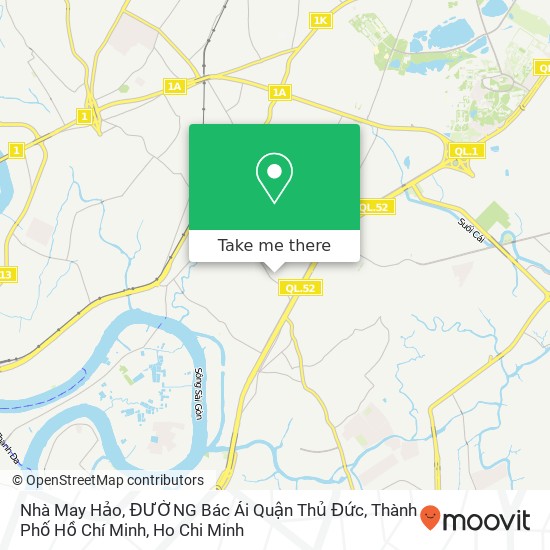 Nhà May Hảo, ĐƯỜNG Bác Ái Quận Thủ Đức, Thành Phố Hồ Chí Minh map