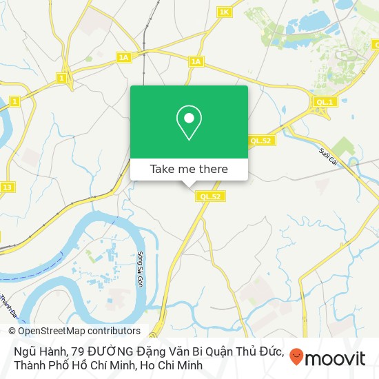 Ngũ Hành, 79 ĐƯỜNG Đặng Văn Bi Quận Thủ Đức, Thành Phố Hồ Chí Minh map