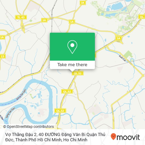 Vợ Thằng Đậu 2, 40 ĐƯỜNG Đặng Văn Bi Quận Thủ Đức, Thành Phố Hồ Chí Minh map