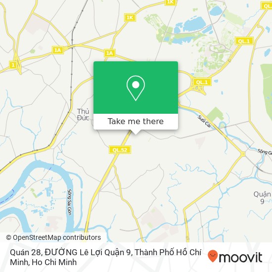 Quán 28, ĐƯỜNG Lê Lợi Quận 9, Thành Phố Hồ Chí Minh map