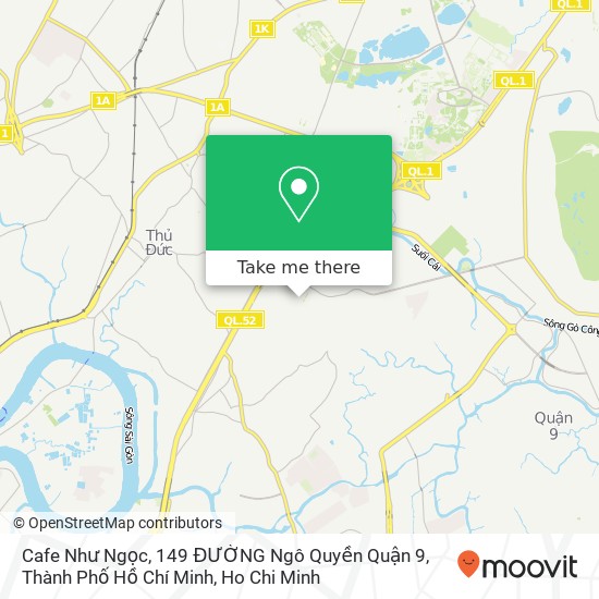 Cafe Như Ngọc, 149 ĐƯỜNG Ngô Quyền Quận 9, Thành Phố Hồ Chí Minh map