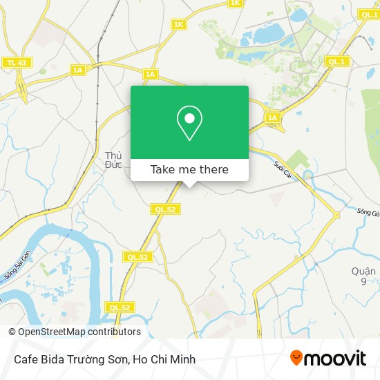 Cafe Bida Trường Sơn map