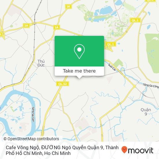 Cafe Võng Ngộ, ĐƯỜNG Ngô Quyền Quận 9, Thành Phố Hồ Chí Minh map