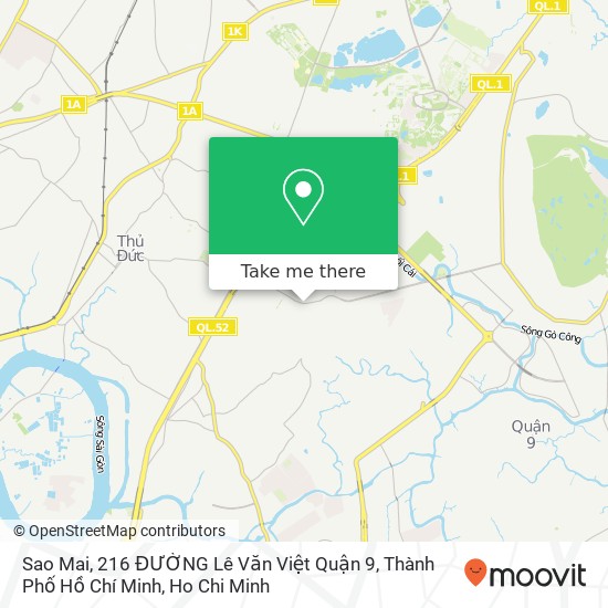 Sao Mai, 216 ĐƯỜNG Lê Văn Việt Quận 9, Thành Phố Hồ Chí Minh map