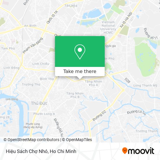 Hiệu Sách Chợ Nhỏ map