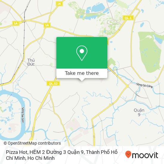 Pizza Hot, HẺM 2 Đường 3 Quận 9, Thành Phố Hồ Chí Minh map