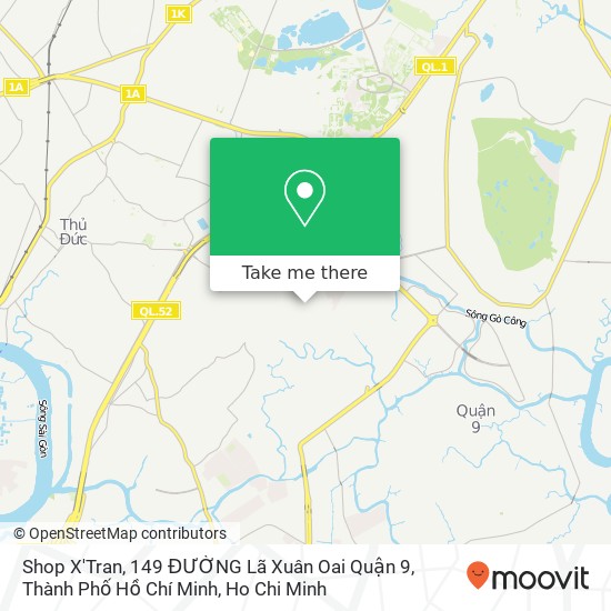 Shop X'Tran, 149 ĐƯỜNG Lã Xuân Oai Quận 9, Thành Phố Hồ Chí Minh map