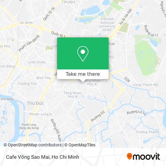 Cafe Võng Sao Mai map