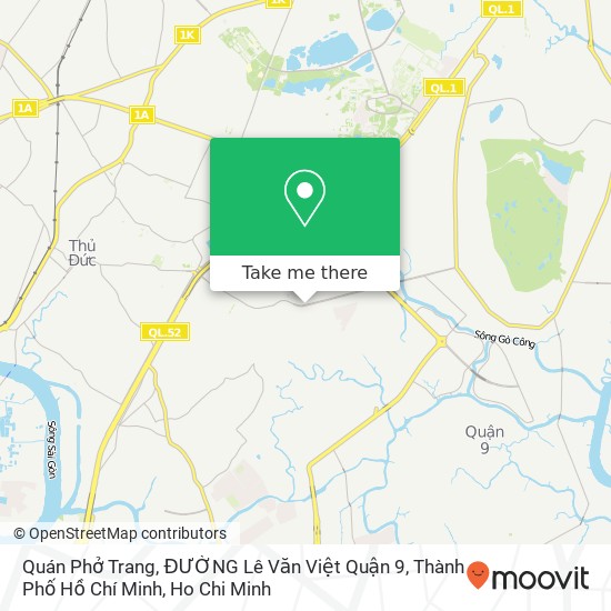 Quán Phở Trang, ĐƯỜNG Lê Văn Việt Quận 9, Thành Phố Hồ Chí Minh map