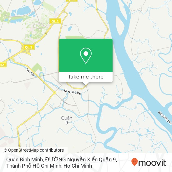 Quán Bình Minh, ĐƯỜNG Nguyễn Xiển Quận 9, Thành Phố Hồ Chí Minh map