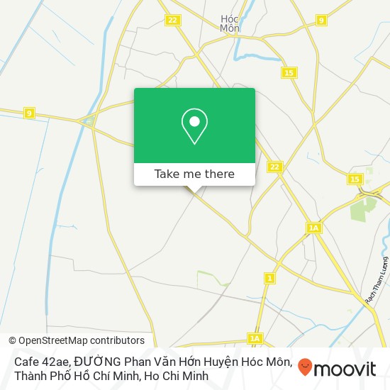 Cafe 42ae, ĐƯỜNG Phan Văn Hớn Huyện Hóc Môn, Thành Phố Hồ Chí Minh map