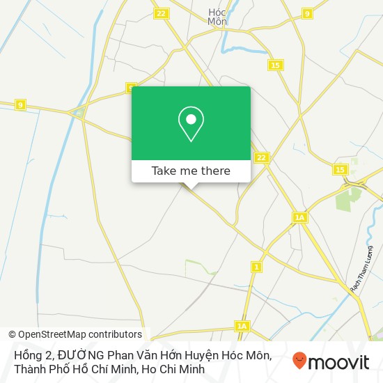 Hồng 2, ĐƯỜNG Phan Văn Hớn Huyện Hóc Môn, Thành Phố Hồ Chí Minh map
