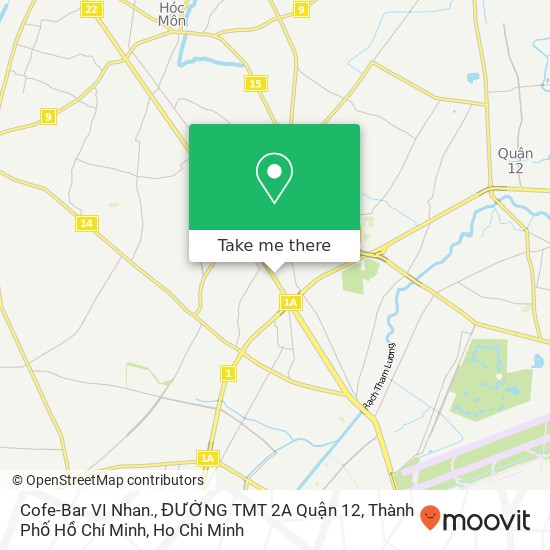 Cofe-Bar VI Nhan., ĐƯỜNG TMT 2A Quận 12, Thành Phố Hồ Chí Minh map