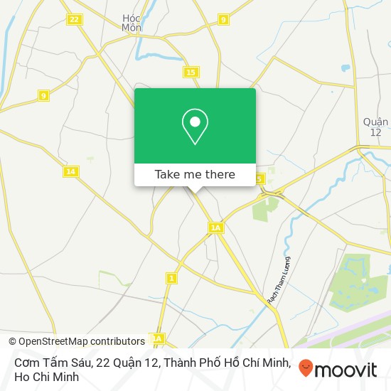 Cơm Tấm Sáu, 22 Quận 12, Thành Phố Hồ Chí Minh map