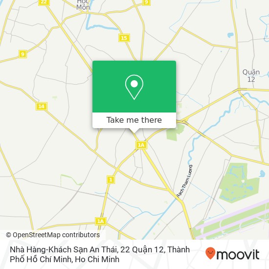 Nhà Hàng-Khách Sạn An Thái, 22 Quận 12, Thành Phố Hồ Chí Minh map