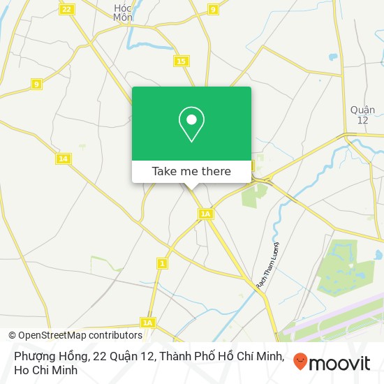 Phượng Hồng, 22 Quận 12, Thành Phố Hồ Chí Minh map