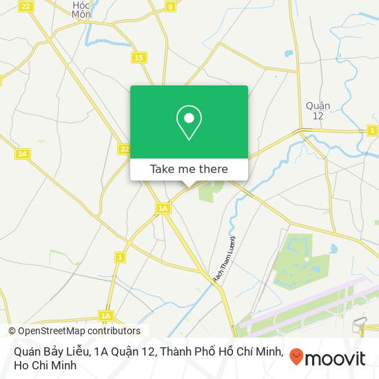 Quán Bảy Liễu, 1A Quận 12, Thành Phố Hồ Chí Minh map