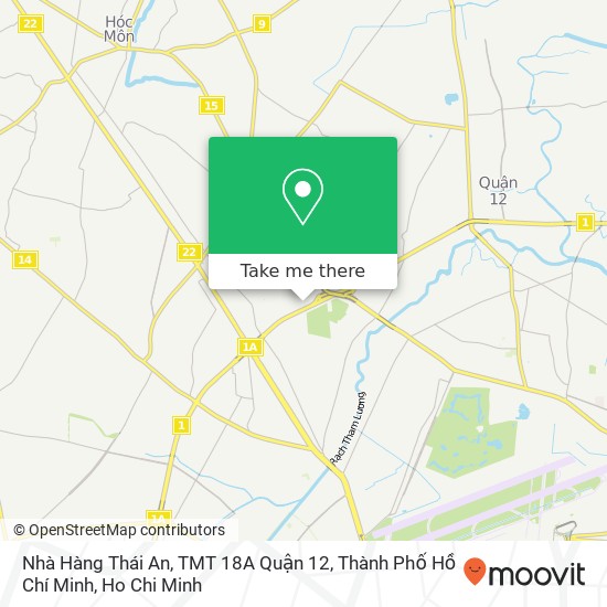 Nhà Hàng Thái An, TMT 18A Quận 12, Thành Phố Hồ Chí Minh map