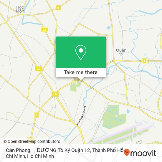 Cần Phong 1, ĐƯỜNG Tô Ký Quận 12, Thành Phố Hồ Chí Minh map