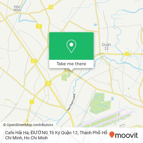 Cafe Hải Hà, ĐƯỜNG Tô Ký Quận 12, Thành Phố Hồ Chí Minh map