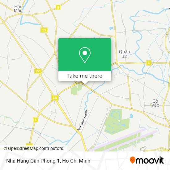 Nhà Hàng Cần Phong 1 map