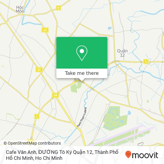 Cafe Vân Anh, ĐƯỜNG Tô Ký Quận 12, Thành Phố Hồ Chí Minh map