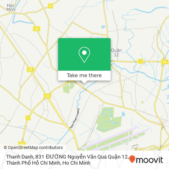 Thanh Danh, 831 ĐƯỜNG Nguyễn Văn Quá Quận 12, Thành Phố Hồ Chí Minh map