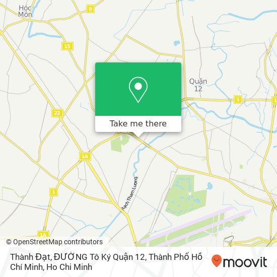 Thành Đạt, ĐƯỜNG Tô Ký Quận 12, Thành Phố Hồ Chí Minh map