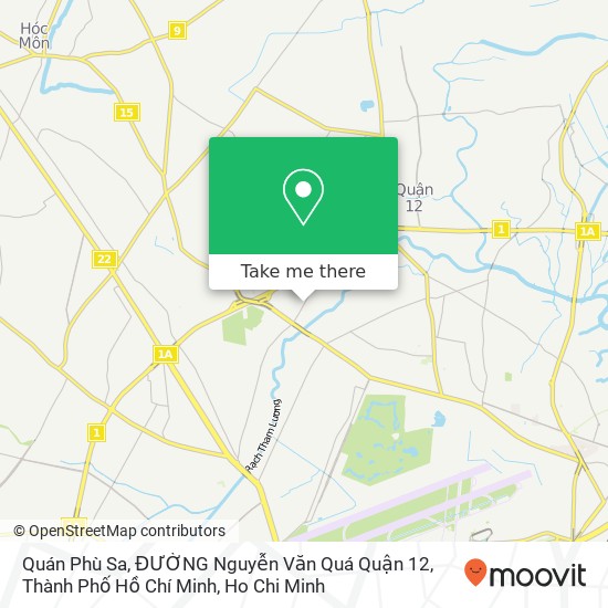 Quán Phù Sa, ĐƯỜNG Nguyễn Văn Quá Quận 12, Thành Phố Hồ Chí Minh map