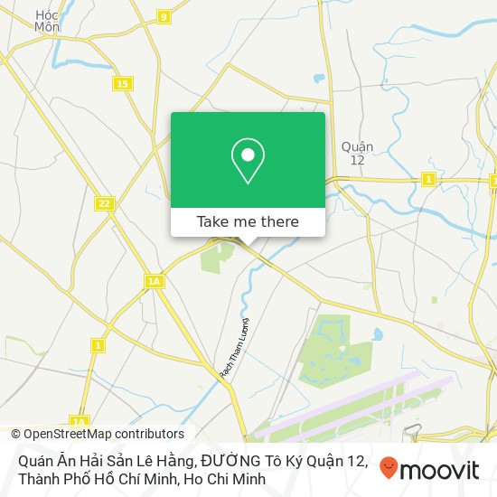 Quán Ăn Hải Sản Lê Hằng, ĐƯỜNG Tô Ký Quận 12, Thành Phố Hồ Chí Minh map