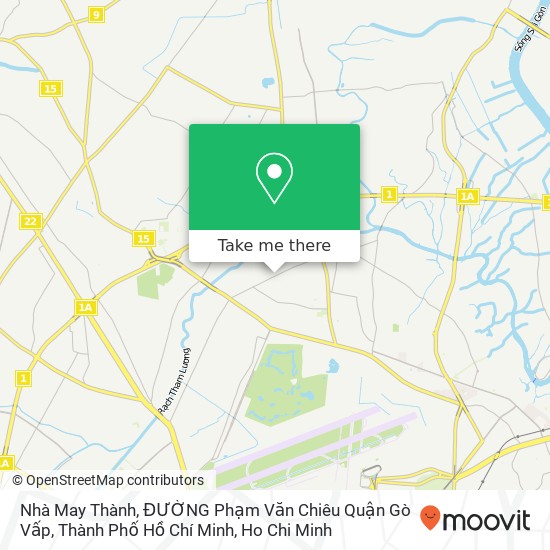 Nhà May Thành, ĐƯỜNG Phạm Văn Chiêu Quận Gò Vấp, Thành Phố Hồ Chí Minh map