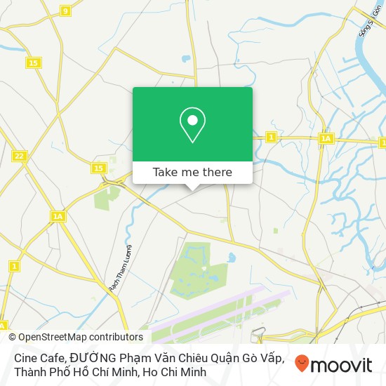 Cine Cafe, ĐƯỜNG Phạm Văn Chiêu Quận Gò Vấp, Thành Phố Hồ Chí Minh map