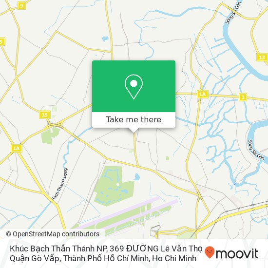 Khúc Bạch Thần Thánh NP, 369 ĐƯỜNG Lê Văn Thọ Quận Gò Vấp, Thành Phố Hồ Chí Minh map