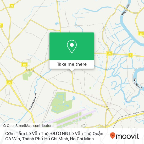 Cơm Tấm Lê Văn Thọ, ĐƯỜNG Lê Văn Thọ Quận Gò Vấp, Thành Phố Hồ Chí Minh map