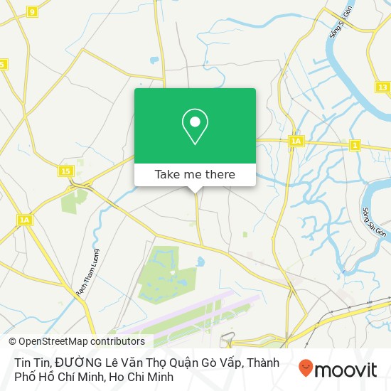 Tin Tin, ĐƯỜNG Lê Văn Thọ Quận Gò Vấp, Thành Phố Hồ Chí Minh map