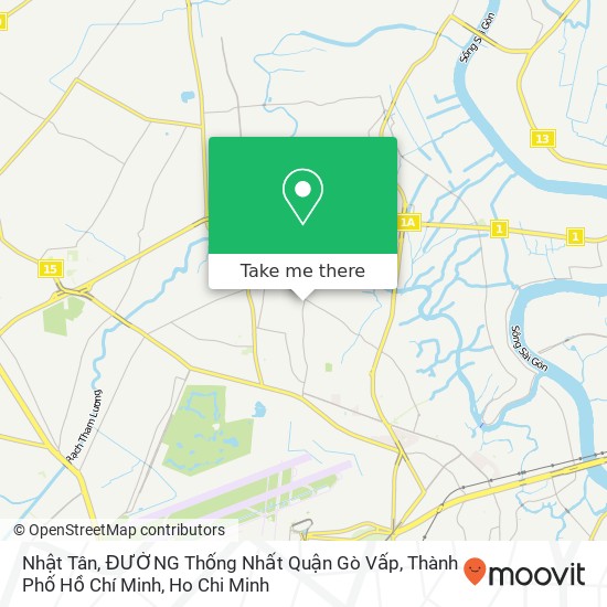 Nhật Tân, ĐƯỜNG Thống Nhất Quận Gò Vấp, Thành Phố Hồ Chí Minh map
