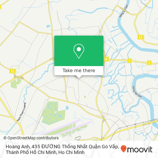 Hoàng Anh, 435 ĐƯỜNG Thống Nhất Quận Gò Vấp, Thành Phố Hồ Chí Minh map