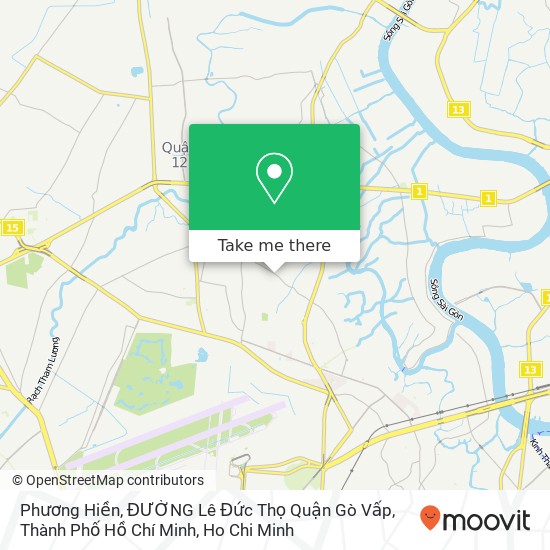 Phương Hiền, ĐƯỜNG Lê Đức Thọ Quận Gò Vấp, Thành Phố Hồ Chí Minh map