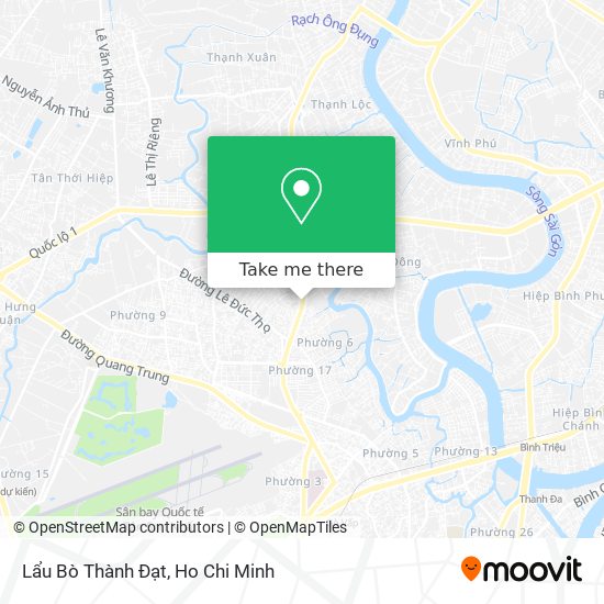 Lẩu Bò Thành Đạt map