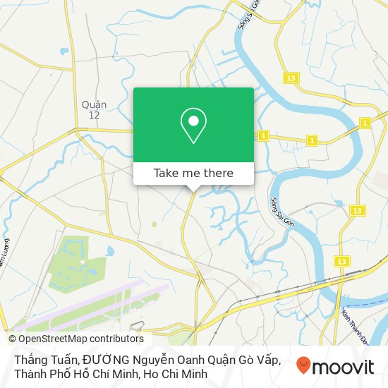Thắng Tuấn, ĐƯỜNG Nguyễn Oanh Quận Gò Vấp, Thành Phố Hồ Chí Minh map