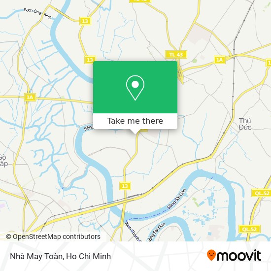 Nhà May Toàn map