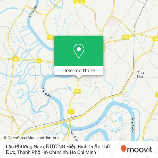 Lạc Phương Nam, ĐƯỜNG Hiệp Bình Quận Thủ Đức, Thành Phố Hồ Chí Minh map