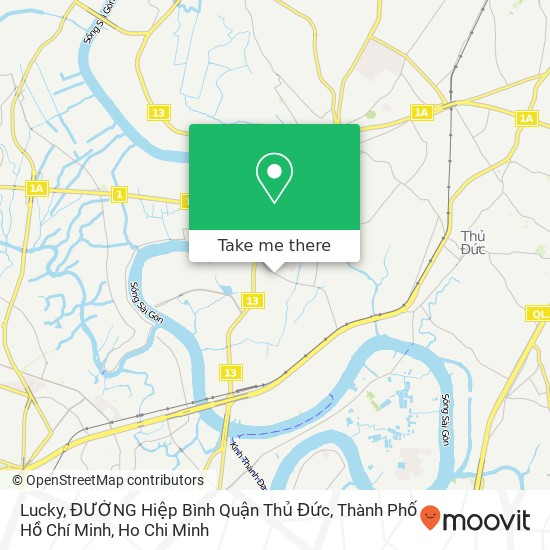 Lucky, ĐƯỜNG Hiệp Bình Quận Thủ Đức, Thành Phố Hồ Chí Minh map